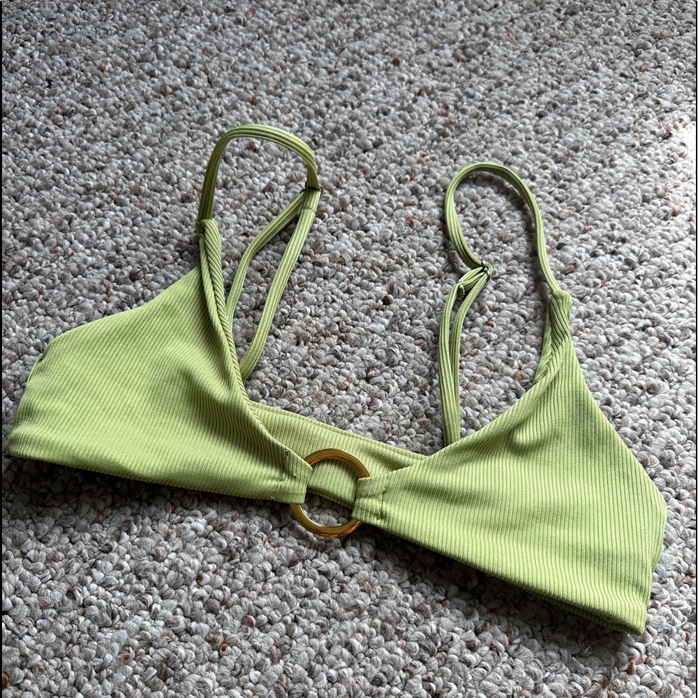 SHEIN RIBBED BIKINI TOP